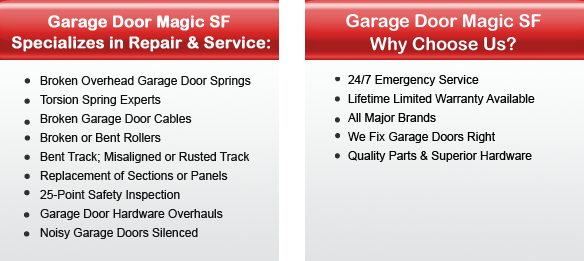 Garage Door Repair Santa Rosa Offers